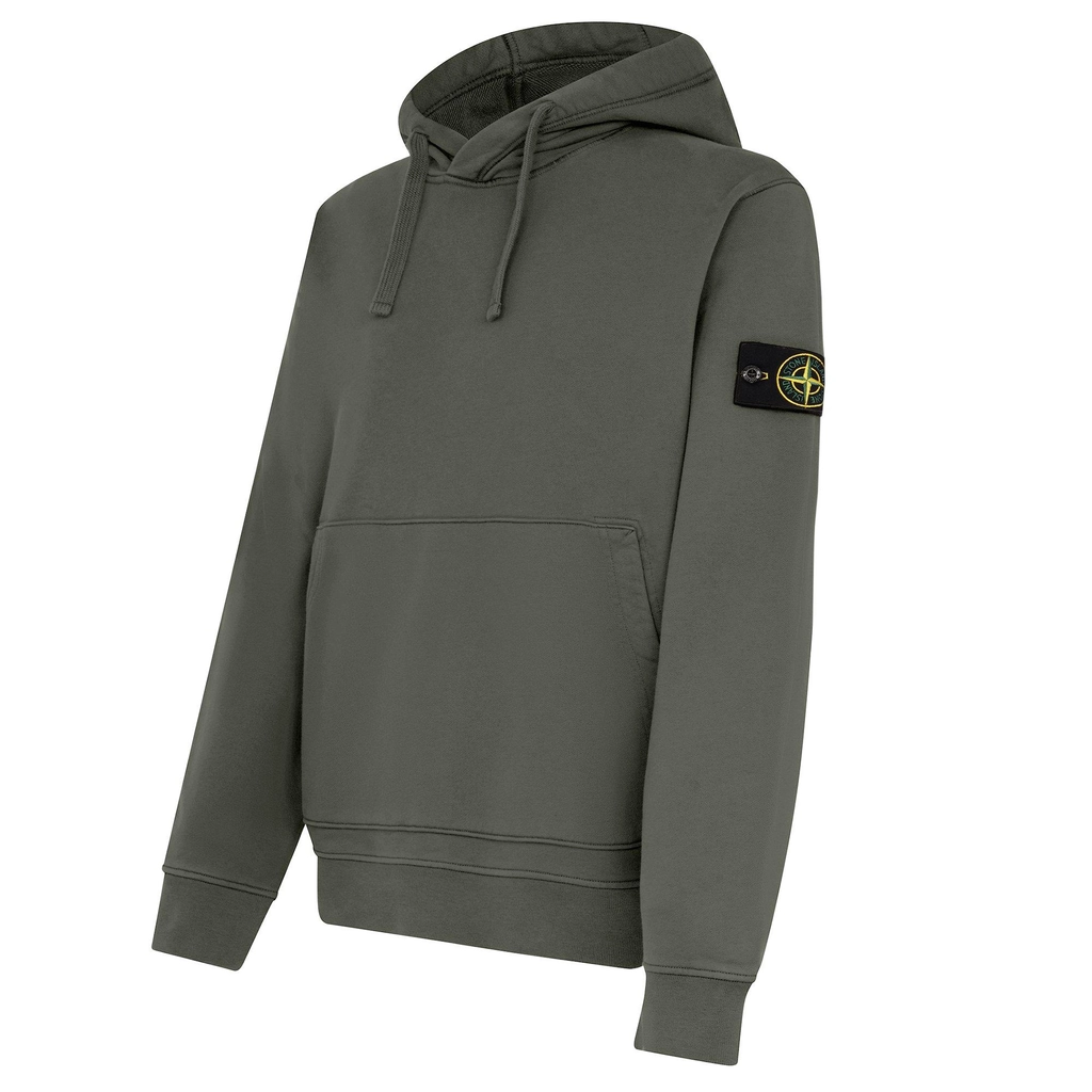 Stone Island Heavyweight Fleece Oth Hoodie - Muschio V0059